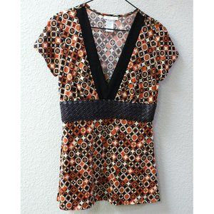 3 for $20! ✨ Cute!! V-neck with faux leather trim!